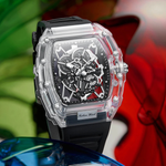 Montre squelette à boîtier transparent au design futuriste pour homme — 225 Official Store